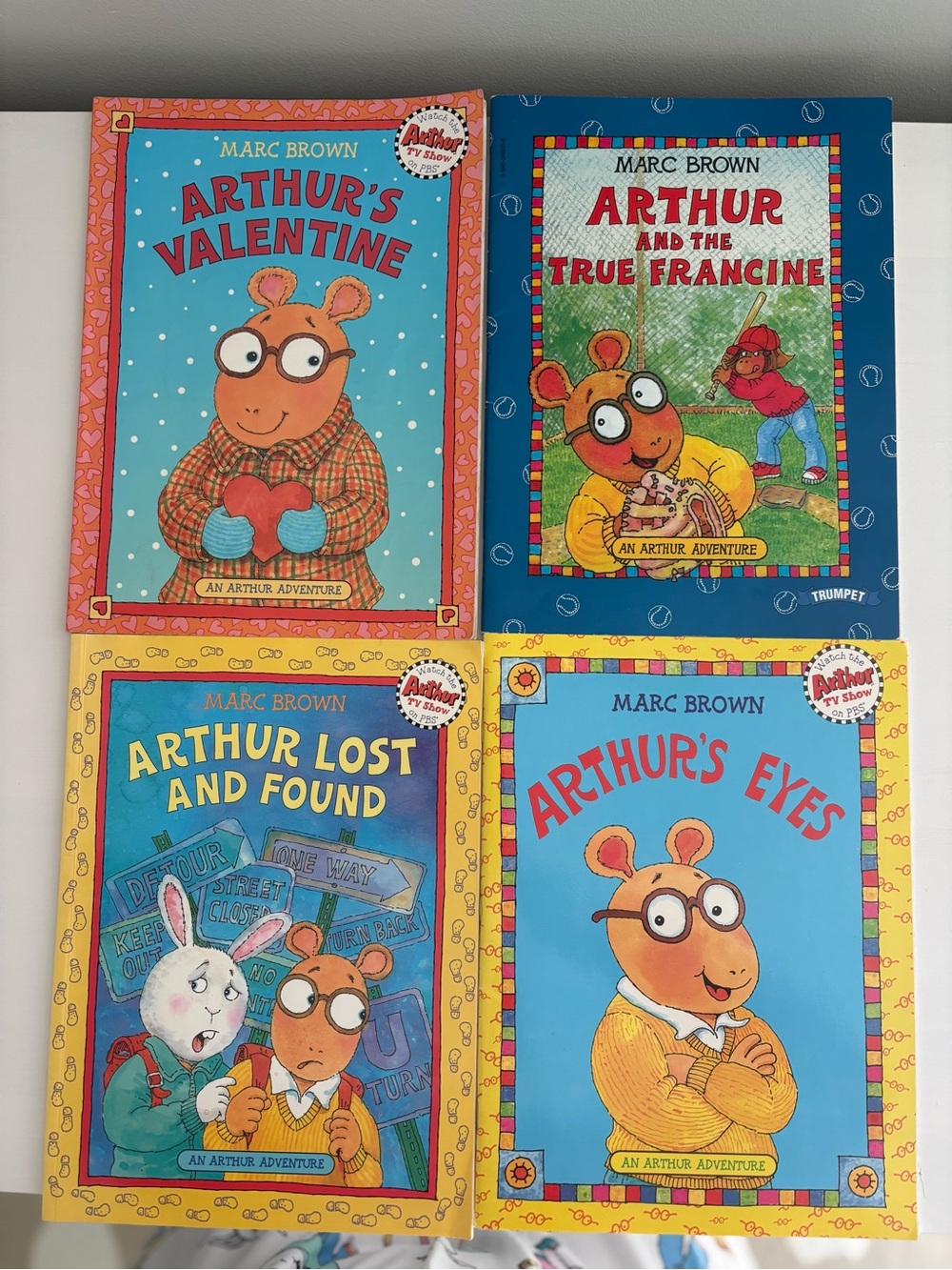 Lot of 4 Arthur Books by Marc Brown